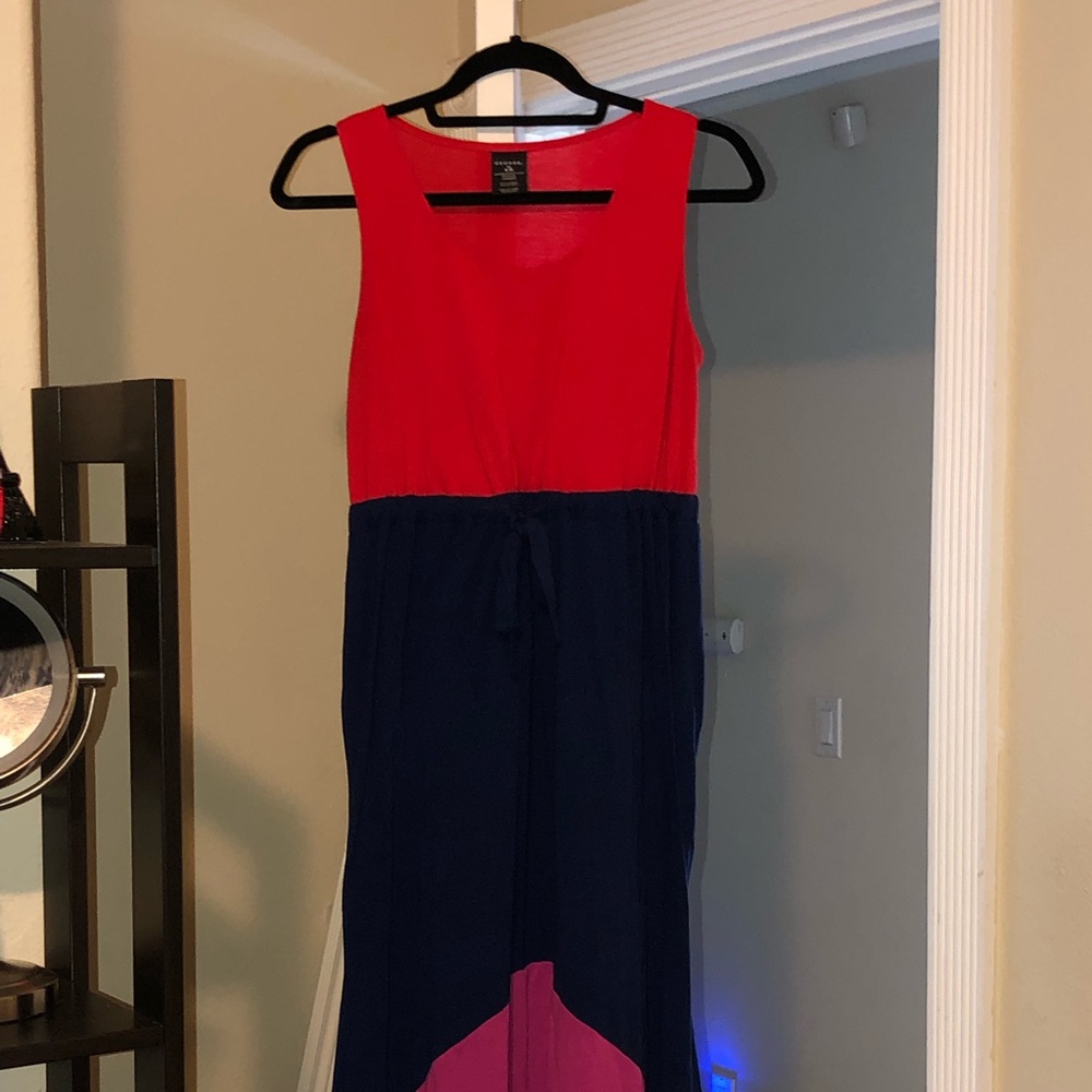 Maxi high low summer dress